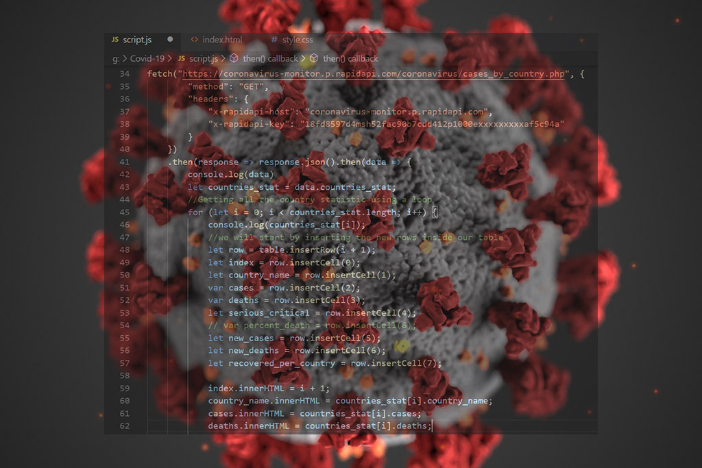 สร้าง Tracker Coronavirus (COVID-19) ด้วย Javascript